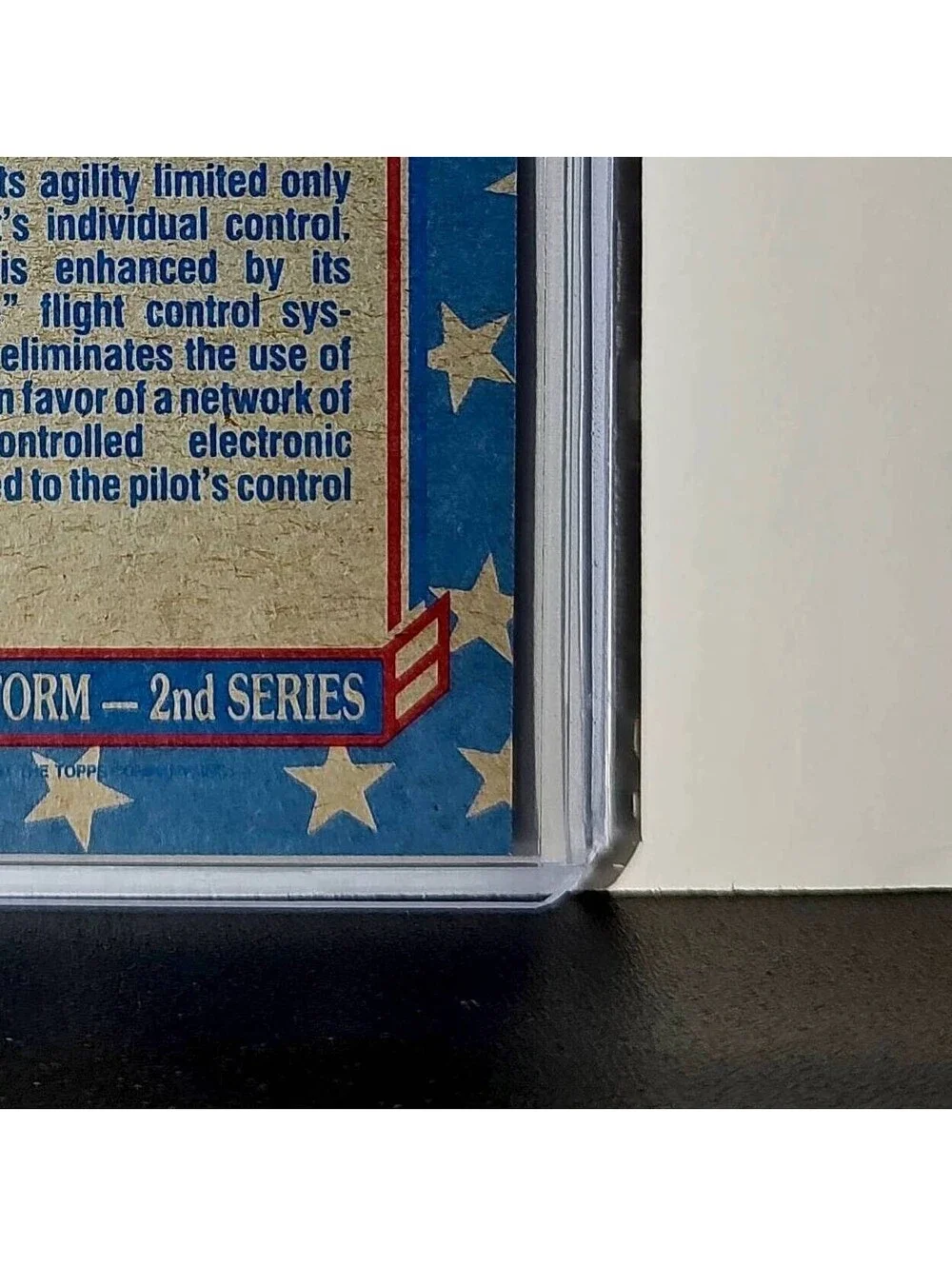 F-16 Fighting Falcon 1991 Topps Desert Storm #115 Card